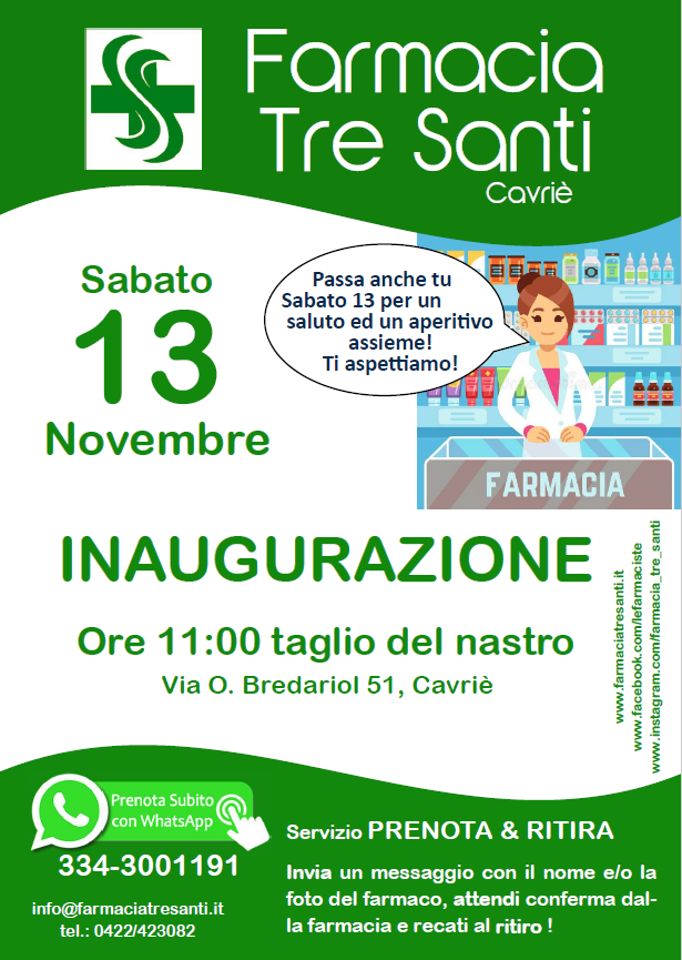 Inaugurazione Farmacia